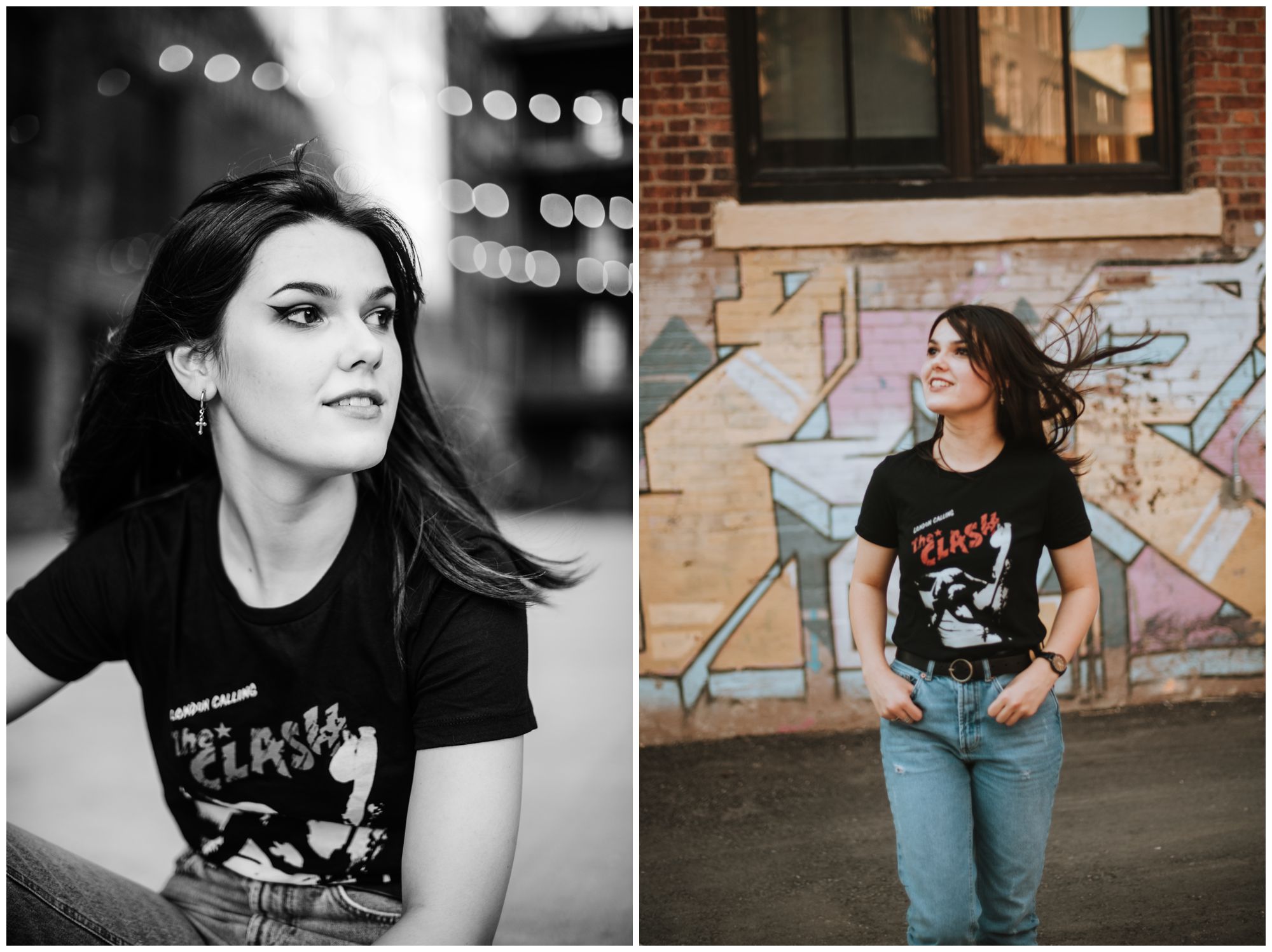 Claire's KC senior session, West bottoms vintage shoot