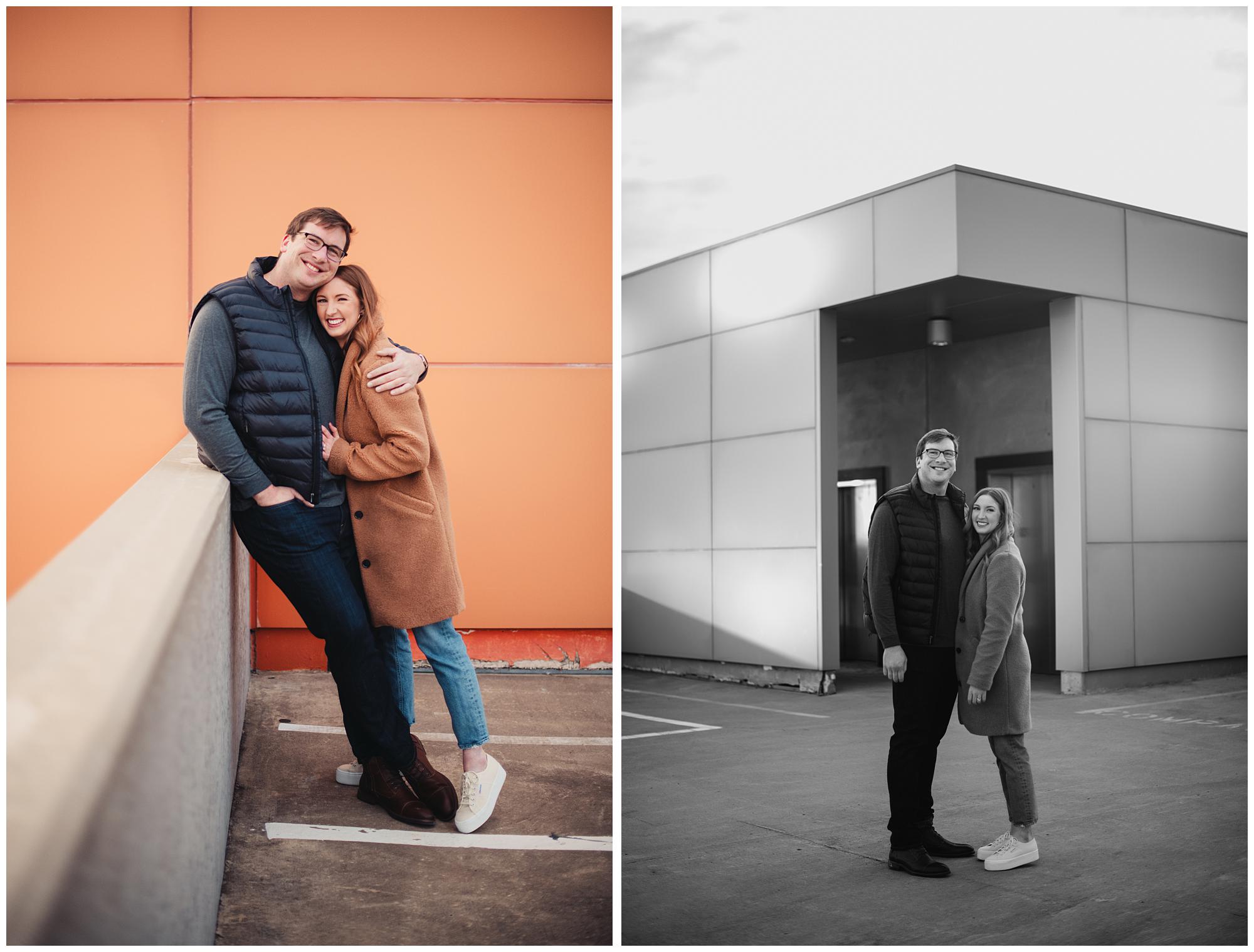 KC crossroads engagement session