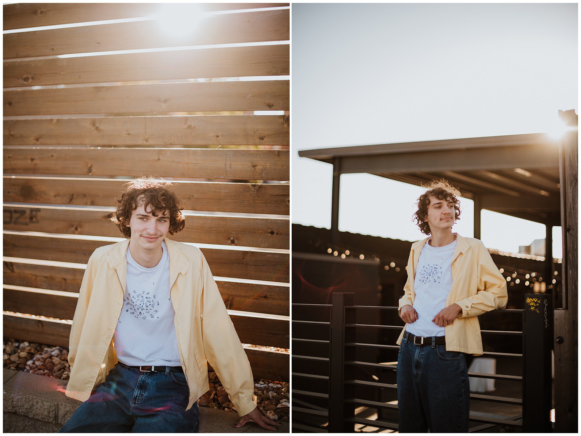 Fun downtown Kansas City senior pictures