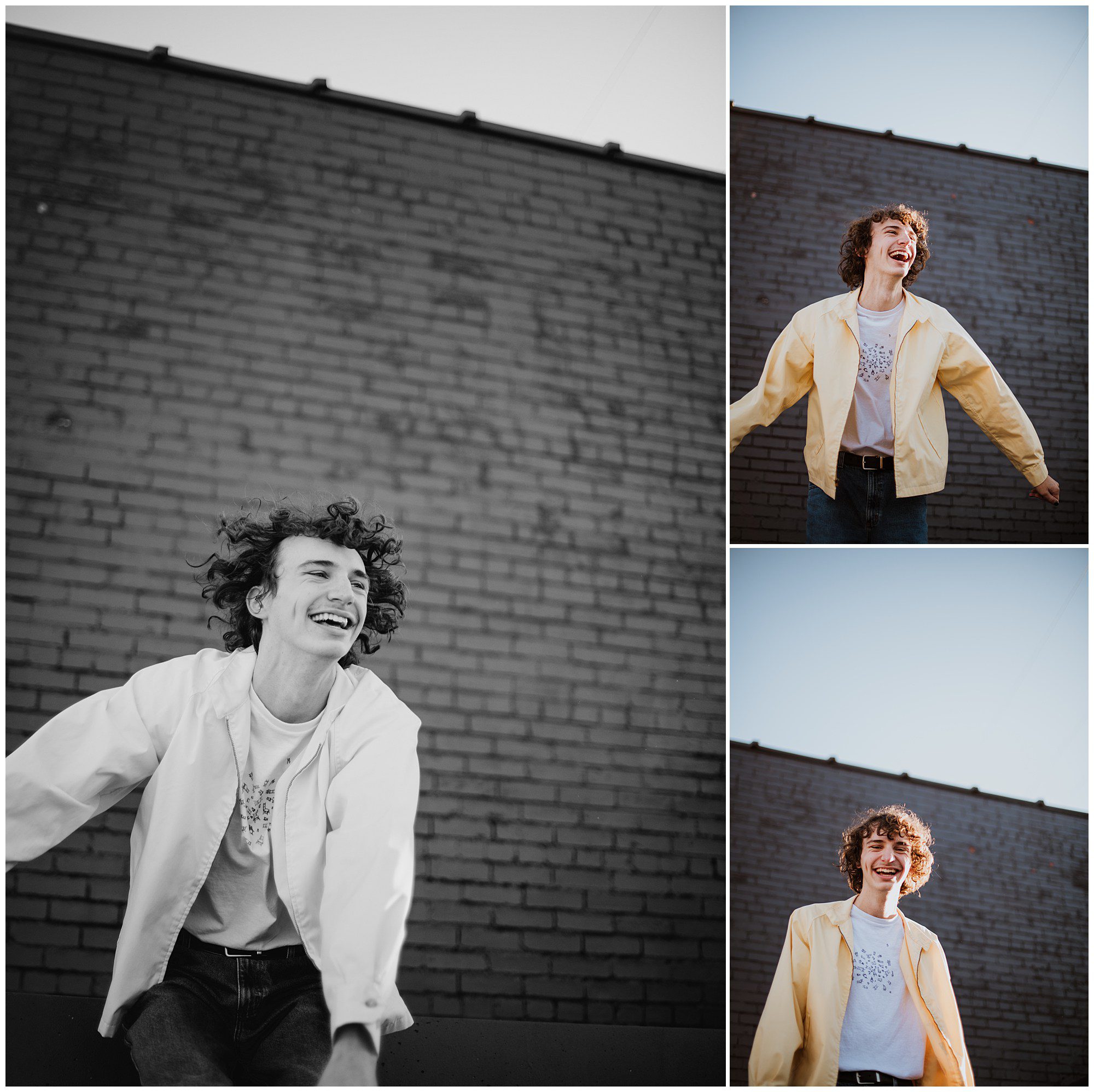 Fun and outgoing downtown Kansas City senior pictures