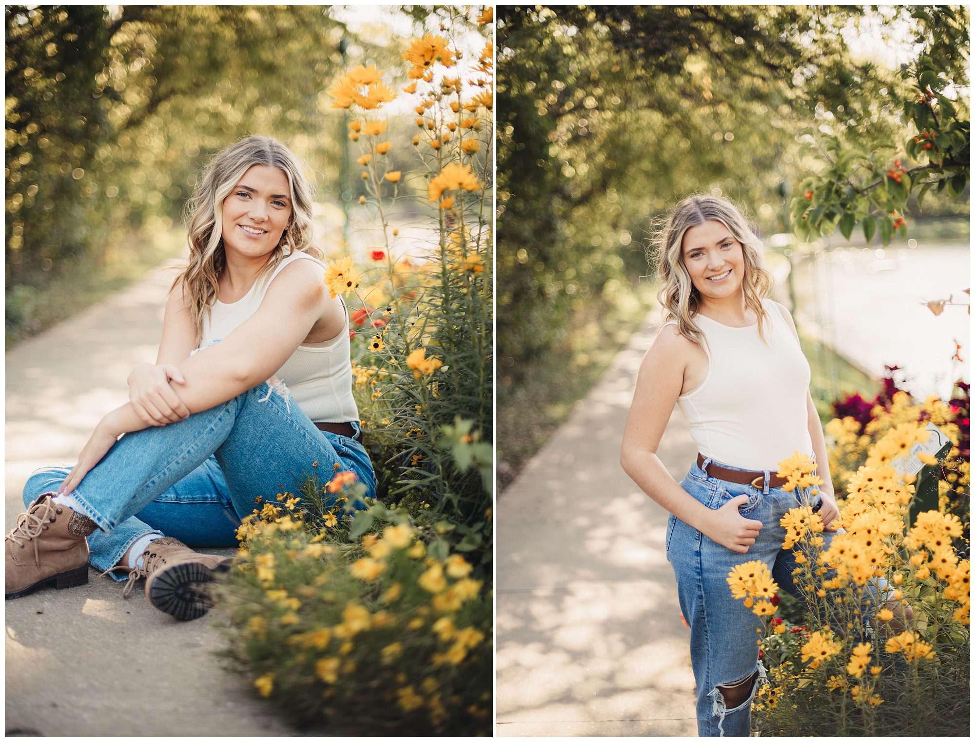 Beautiful OP Arboretum senior session
