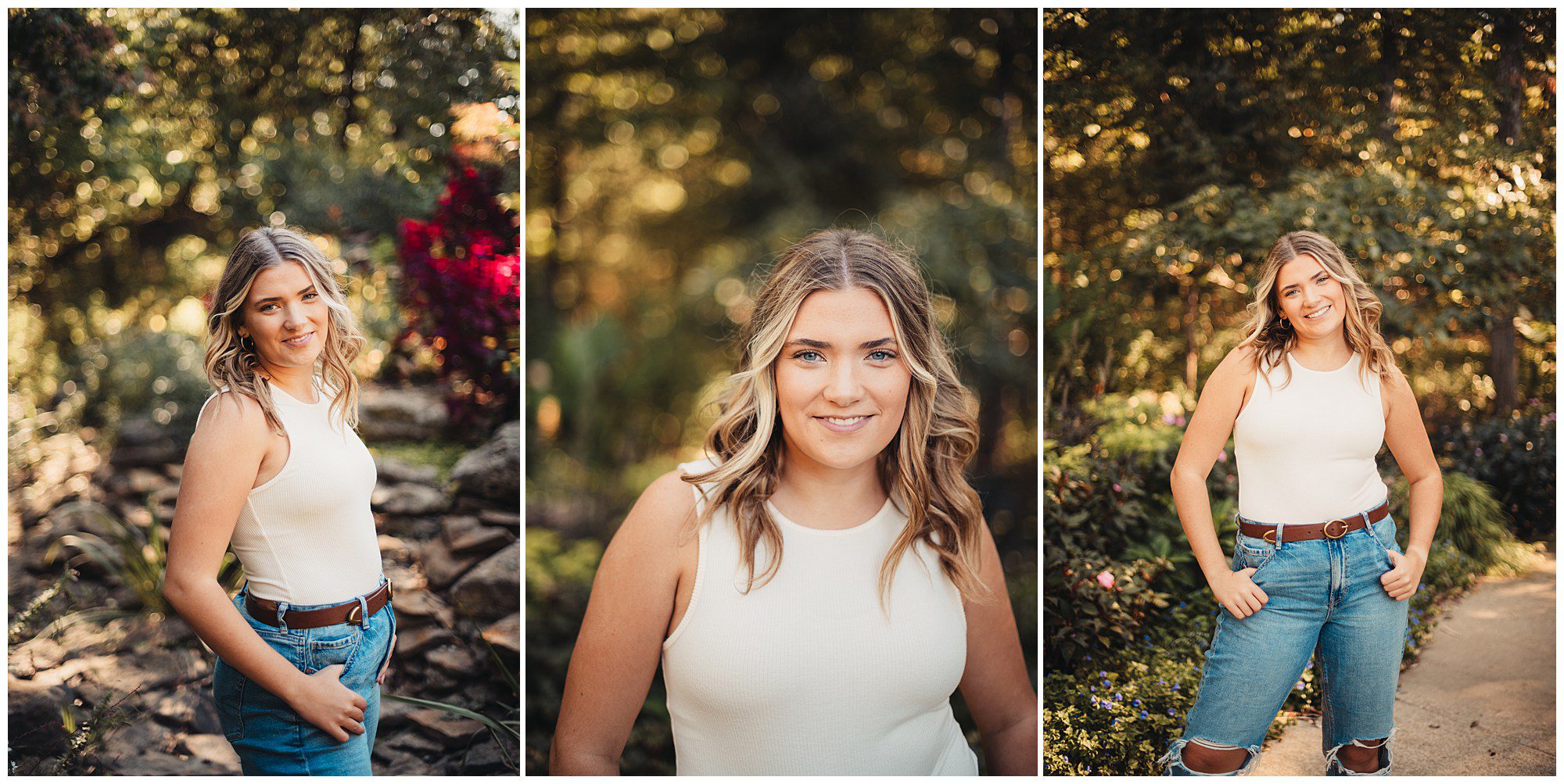 Beautiful OP Arboretum senior session