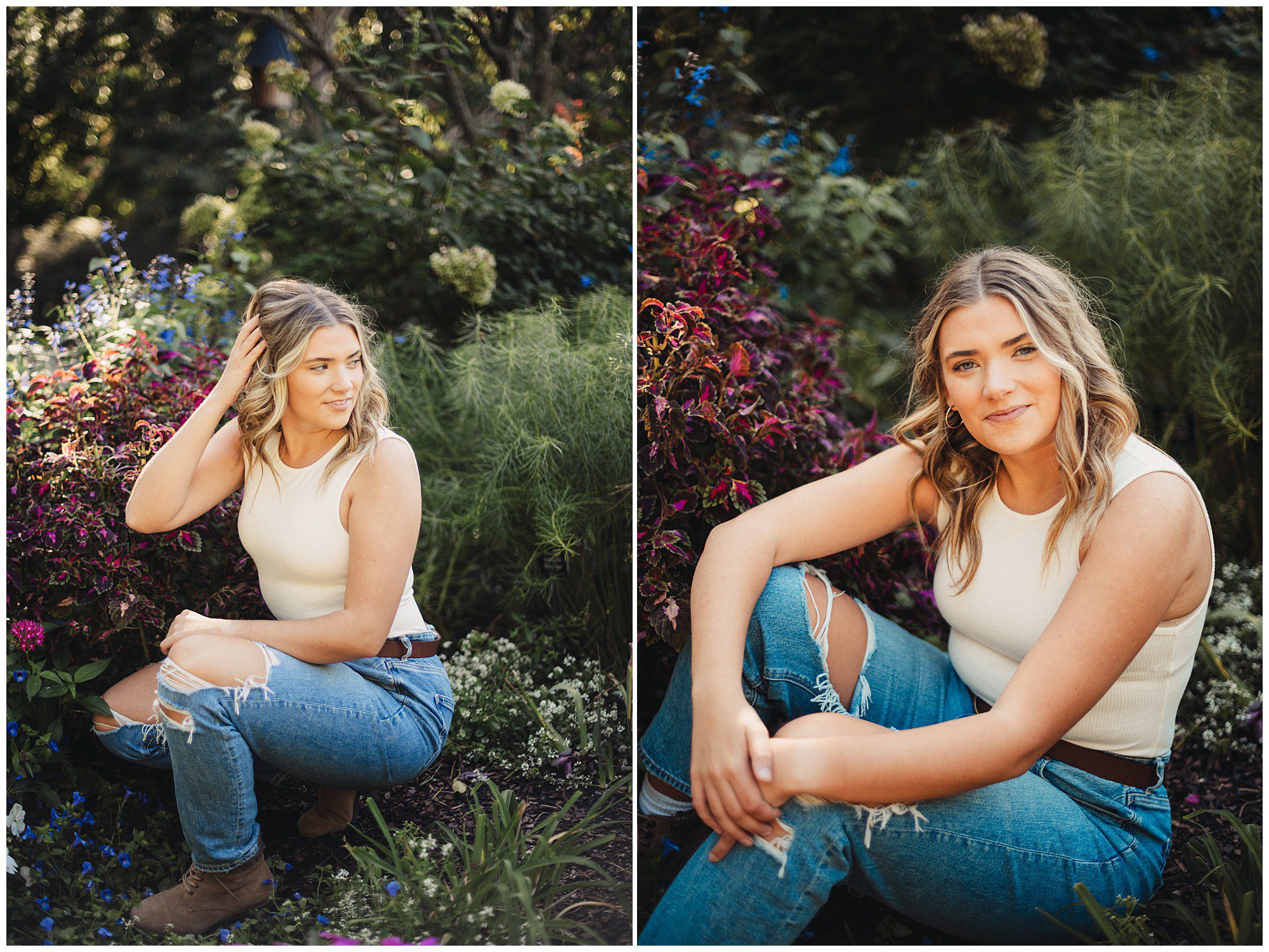 Beautiful OP Arboretum senior session
