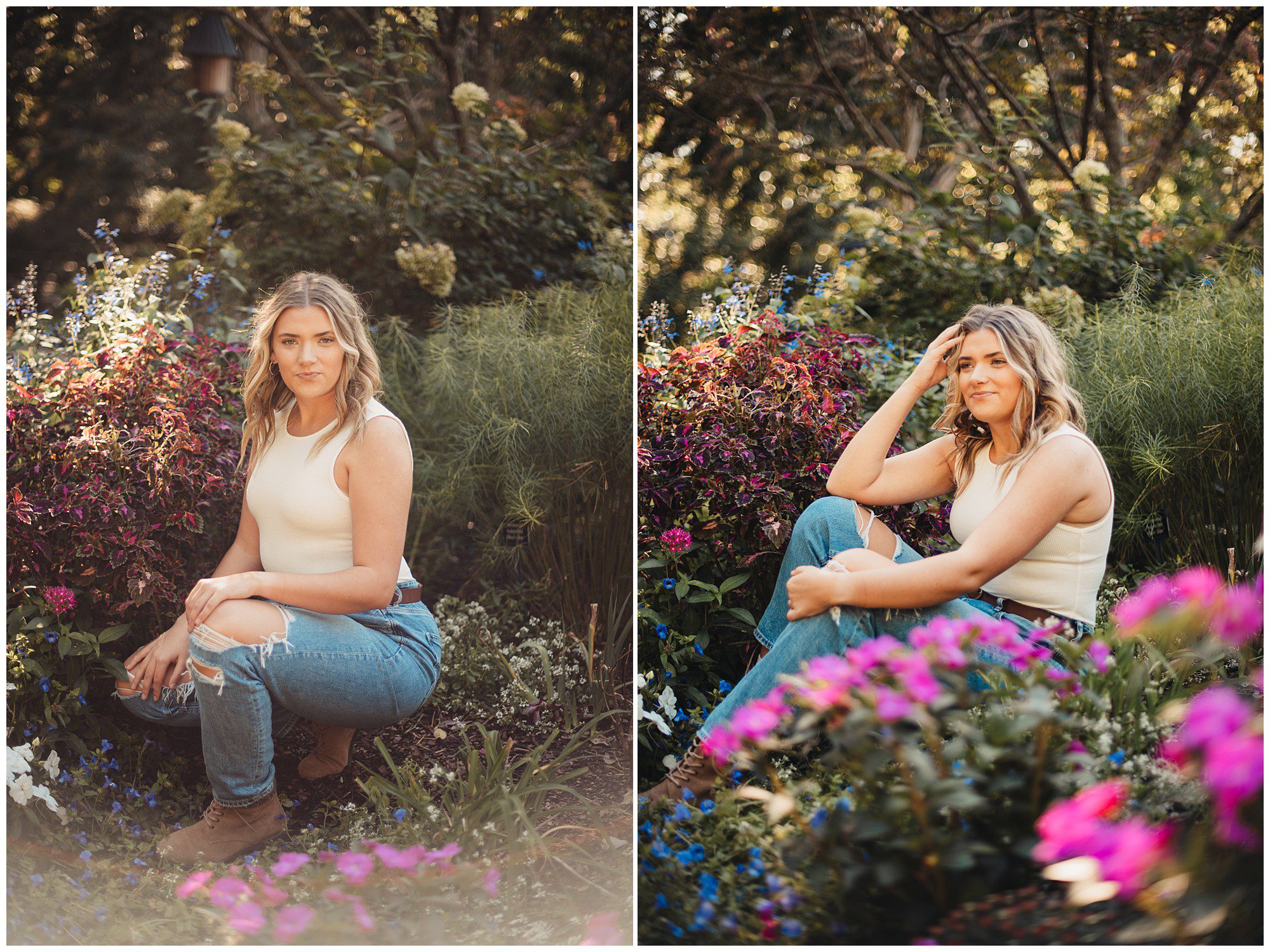 Beautiful OP Arboretum senior session