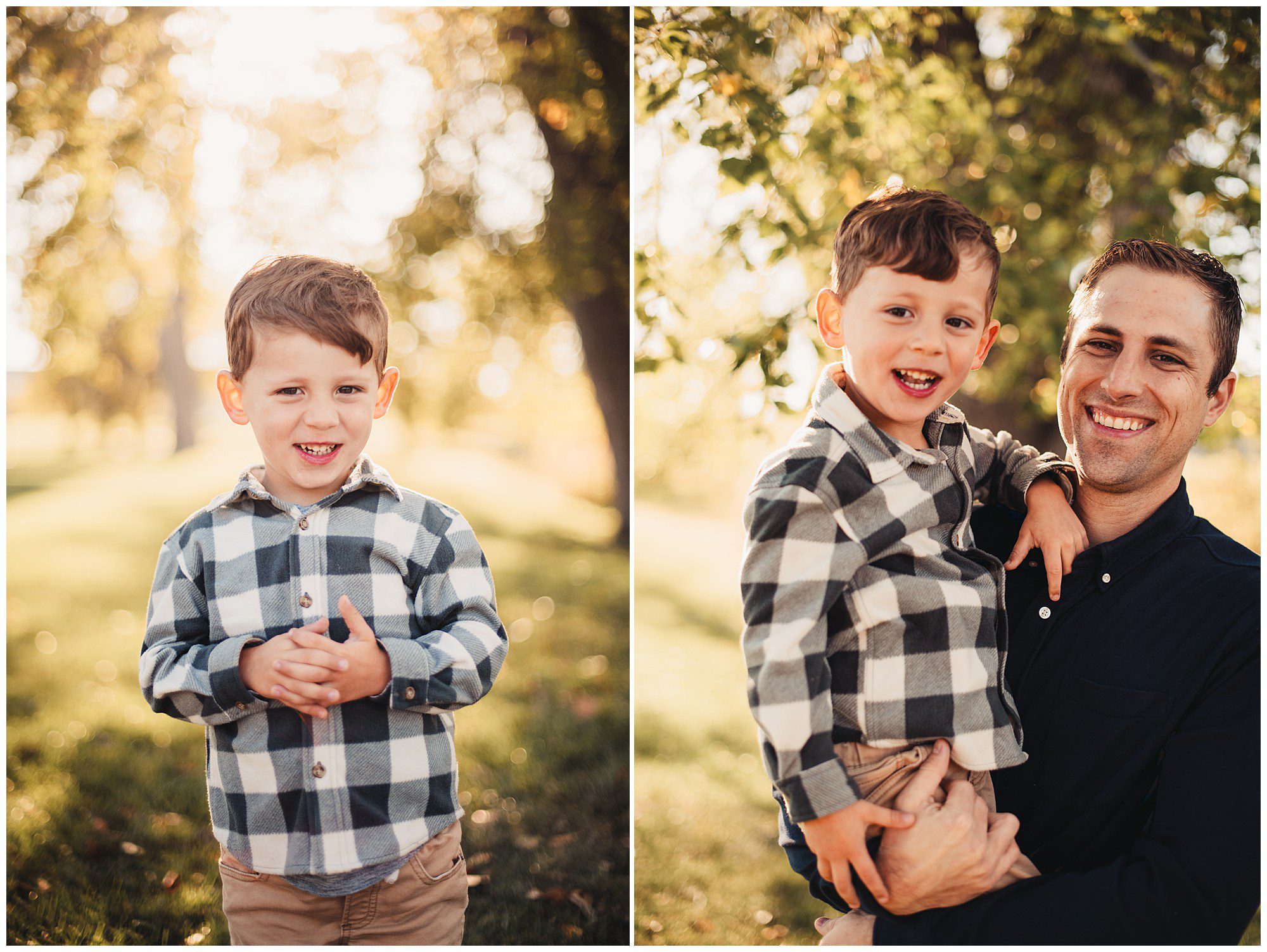 Documentary style family photography session at Meadowbrook Park in Kansas, capturing relationships and connections with each other.