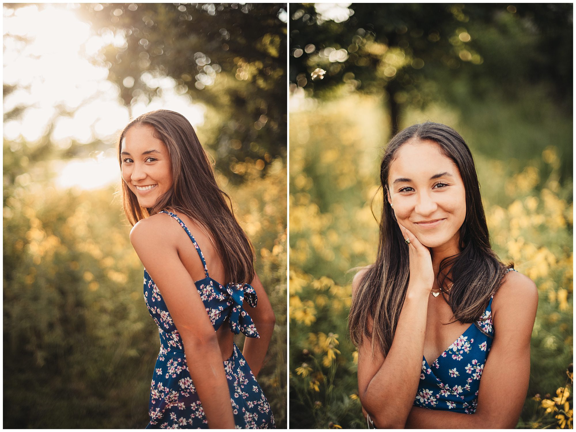 Senior pictures at the Museum of Prairie Fire in Overland Park