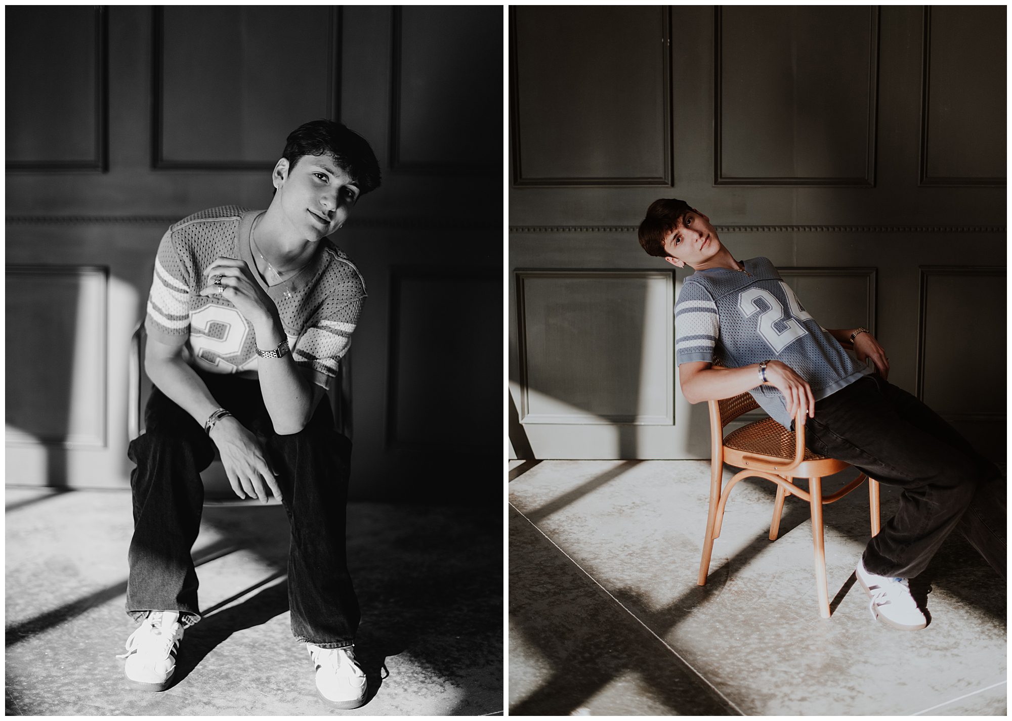 Studio senior session in Overland Park