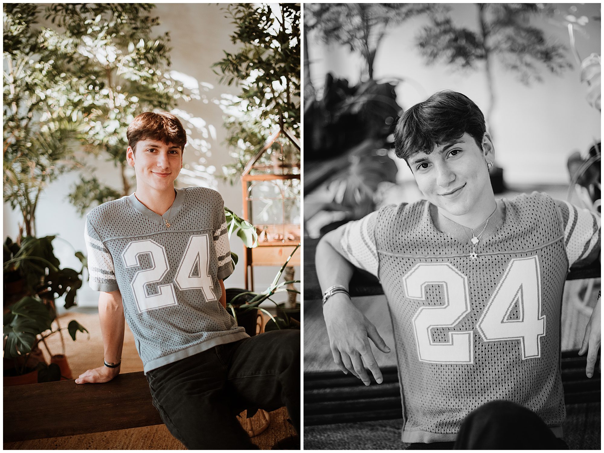 Studio senior session in Overland Park