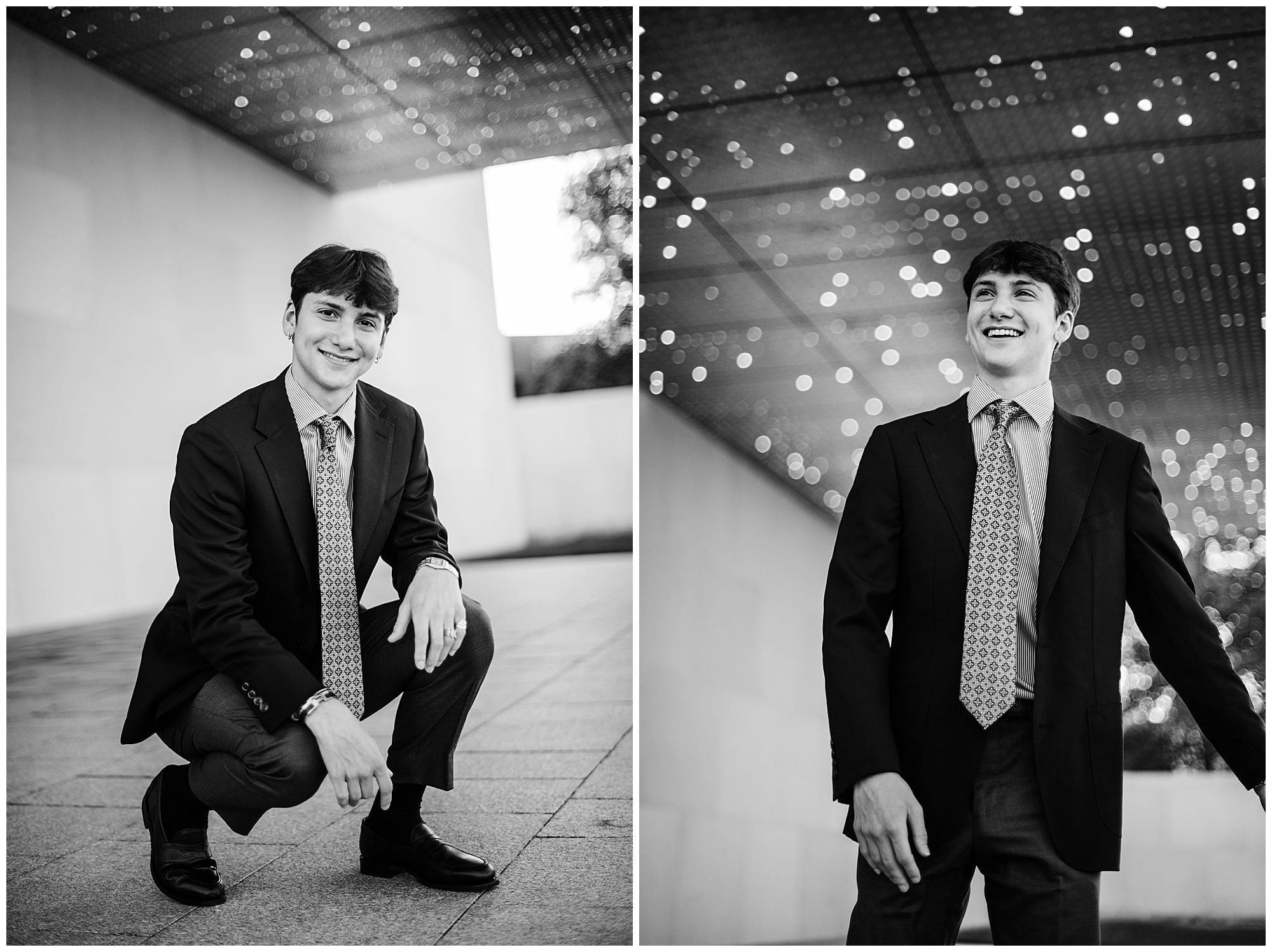 KC senior session at Nerman Museum of Art