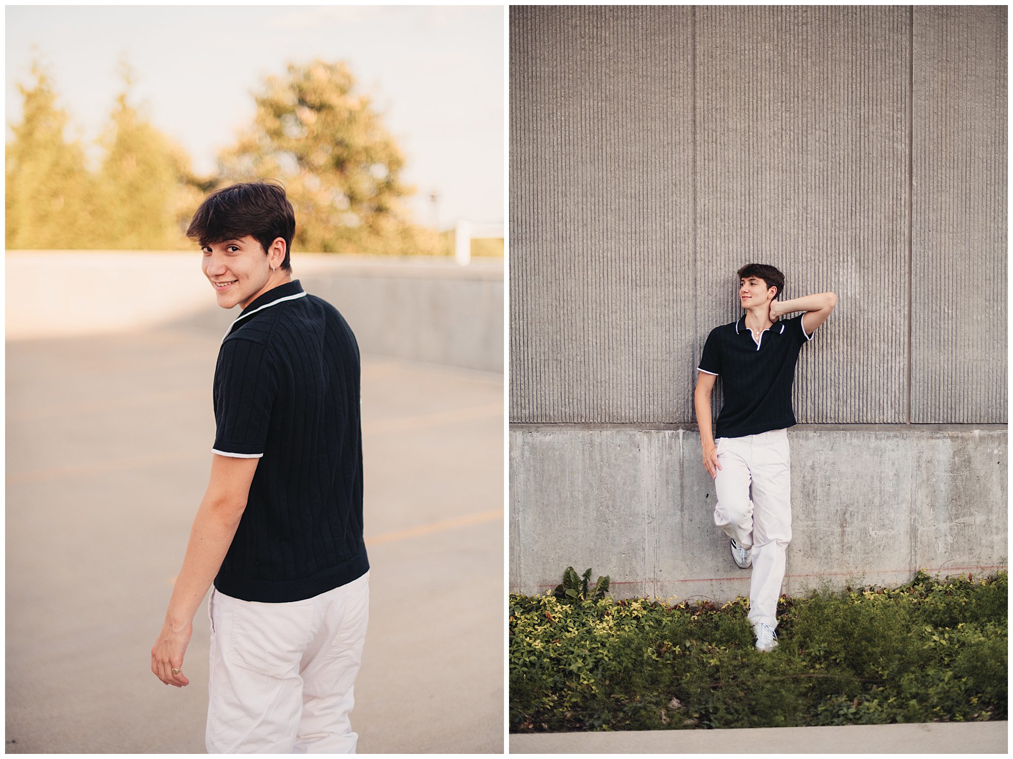 KC senior session at Nerman Museum of Art