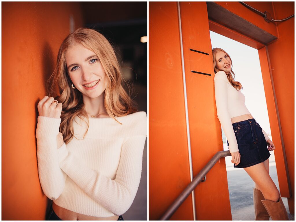 Kansas City senior photos in the Crossroads