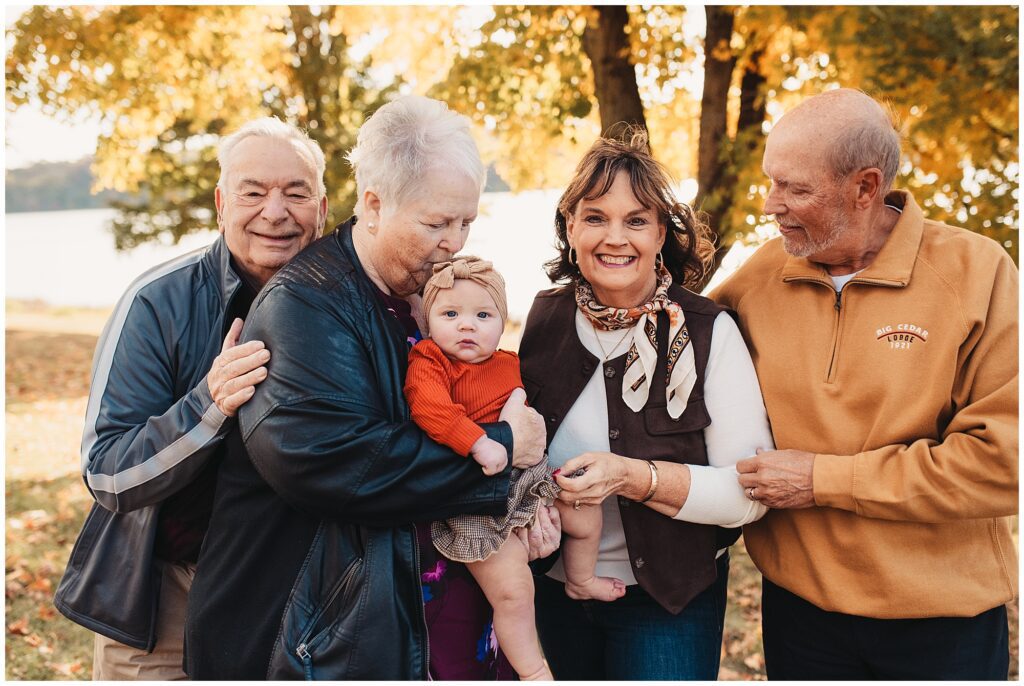 family photos with grandparents