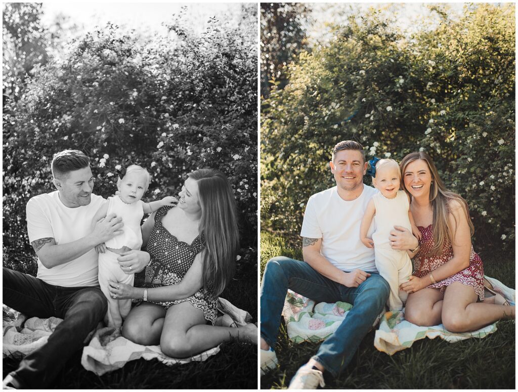 family portrait at Loose Park